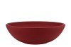 VINCI RED VELVET BOWL LOW 25X8CM