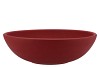 VINCI RED VELVET BOWL LOW 30X9CM