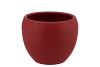 VINCI RED VELVET FLOWER POT 14X11CM