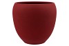 VINCI RED VELVET FLOWER POT 31X28CM