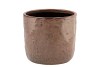 IRON STONE OLD PINK GLAZED POT 16X15CM NM