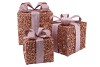 SPARKLE NUDE MIX GIFTBOX WITH LED S/3 25X20CM