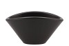 VINCI MATT BLACK BOWL OVAL 24X17X12CM