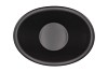 VINCI MATT BLACK BOWL OVAL 24X17X12CM