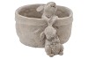 EASTER RABBIT STONE HIDE 3 ASS 20X18X14CM