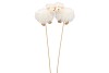 EASTER STICK FLUFFY SHEEP WHITE 50X7CM