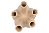 AGLIO MAT SAND VASE 26X35CM NM