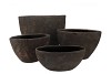 BATU GREY OVAL BOWL 49X22X38CM NM