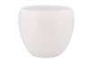 VINCI MATT WHITE FLOWER POT 22X19CM