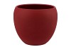 VINCI RED VELVET FLOWER POT 22X19CM