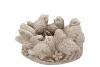 CONCRETE ANTIQUE BIRD BOWL ROUND 22X21X11CM NM