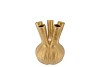 AGLIO STRAIGHT GOLD VASE 13X13X17CM