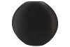 JADA BLACK OVAL VASE 40X11CM NM