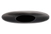 JADA BLACK OVAL VASE 40X11CM NM