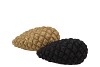 JINGLE GOLD/BLACK PINECONE ASS 13X7X6CM NM