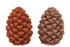 JINGLE NUDE/COPPER PINECONE ASS 9X9X13CM NM