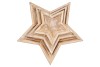 WOOD TRAY STAR WHITEWASH S/3