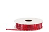 RIBBON SMALL X-MAS RED 50MX3MM NM