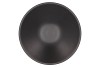 CERAMIC BOWL GRAPHITE FLAT ROUND 25X7CM NM