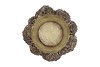 CONCRETE NATURAL PINECONE POT ROUND EDGE 19X19X13CM