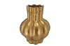 GARLIC GOLD LOW VASE 21X25CM NM