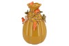 BIRD VASE OCHER 22X25X37CM NM