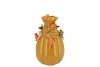 BIRD VASE OCHER 12X12X15CM NM