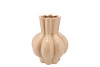 GARLIC SAND LOW VASE 21X25CM NM