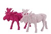 SPARKLE FUCHSIA/PINK MOOSE ASS 27X9X21CM