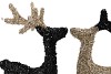 SPARKLE BLACK/GOLD "OH MY DEER" ASS 48X30X6CM