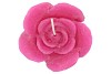 CANDLE ROOS FUCHSIA 14X12CM