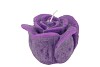 CANDLE ROOS PURPLE 8X7CM NM