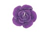 CANDLE ROOS PURPLE 8X7CM NM