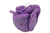 CANDLE ROOS PURPLE 11X9CM NM