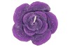 CANDLE ROOS PURPLE 14X12CM NM