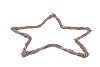 WREATH VINE TWISTED STAR ASS 35X35X2CM