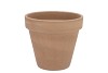 TERRACOTTA CHOCO POT GREY D15XH14CM