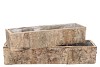 BIRCH PLANTER RECTANGLE S/2 30X8X7 / 45X12X9CM