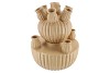 AMSTERDAM SAND TULIP VASE SET 28X38CM