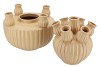 AMSTERDAM SAND TULIP VASE SET 28X38CM