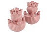 AMSTERDAM LIGHT PINK TULIP VASE SET 24X31CM