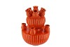 AMSTERDAM ORANGE TULIP VASE SET 24X31CM NM