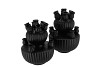 AMSTERDAM BLACK TULIP VASE SET 24X31CM NM