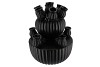 AMSTERDAM BLACK TULIP VASE SET 28X38CM NM