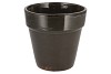 EBBI MOSS BLACK POT GLAZE 25X25CM