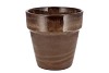 EBBI MOSS BROWN POT GLAZE 20X20CM