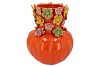 FLOWER ORANGE VASE 26X33CM NM