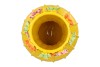 FLOWER YELLOW VASE 26X33CM NM