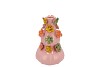 FLOWER LIGHT PINK VASE BUBBELS 14X22CM NM