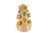 FLOWER SAND VASE BUBBELS 17X26CM NM